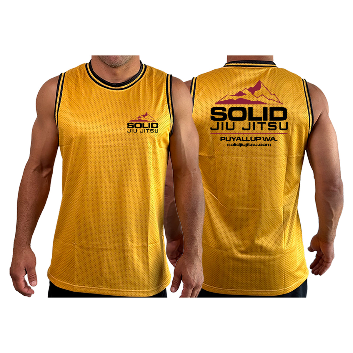 Solid Jiu Jitsu Basketball Jerseys #8271 B