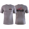 Solid Jiu Jitsu Gray Custom Rash Guards Short Sleeve #8271 A