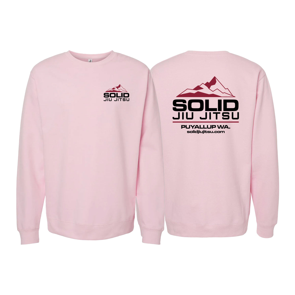 Solid Jiu Jitsu Crewneck Sweatshirt #8271 B