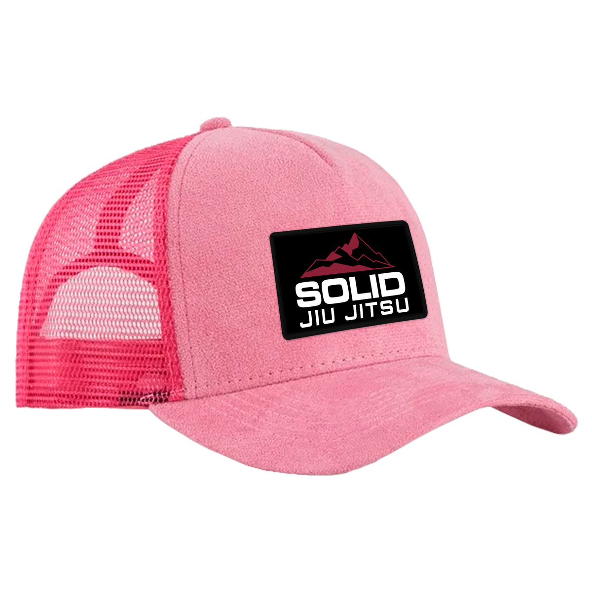 Solid Jiu Jitsu Suede Trucker Hat #8271 A