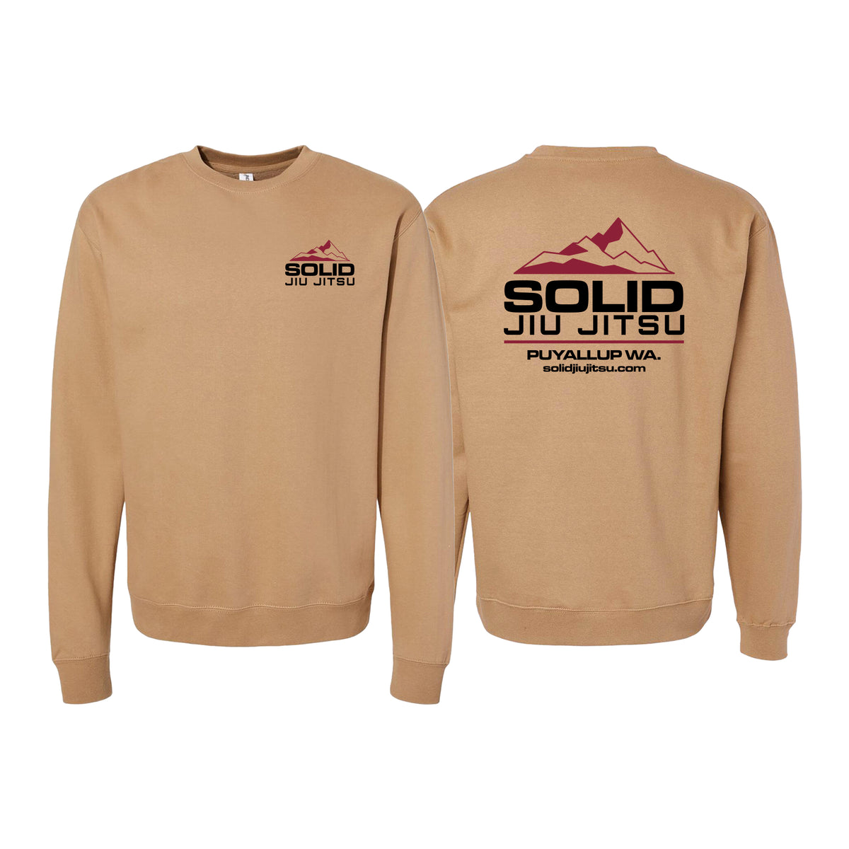 Solid Jiu Jitsu Crewneck Sweatshirt #8271 B