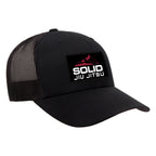 Solid Jiu Jitsu Suede Trucker Hat #8271 A