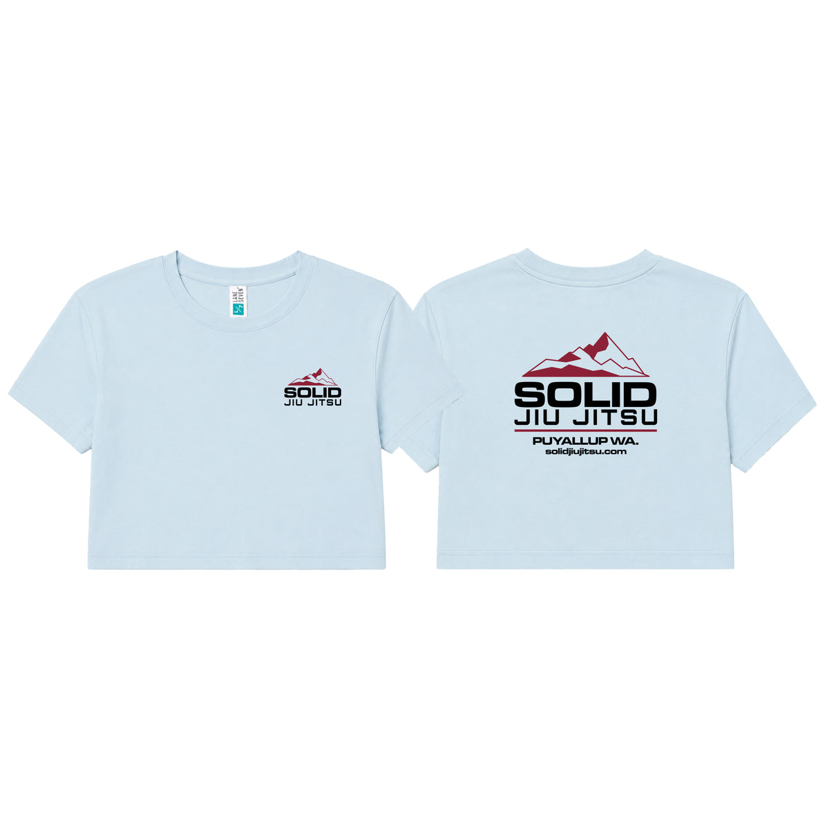 Solid Jiu Jitsu Women's Cropped Shirts #8271 B