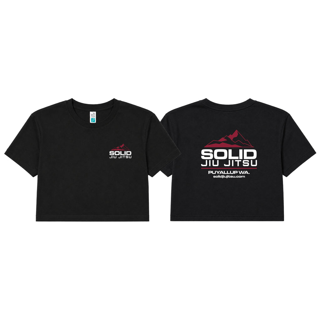 Solid Jiu Jitsu Women's Cropped Shirts #8271 B