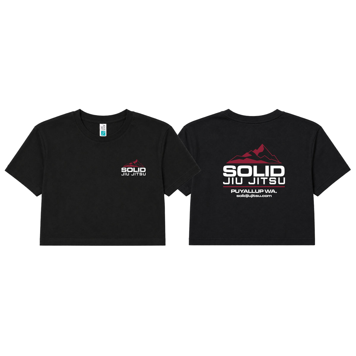 Solid Jiu Jitsu Women's Cropped Shirts #8271 B