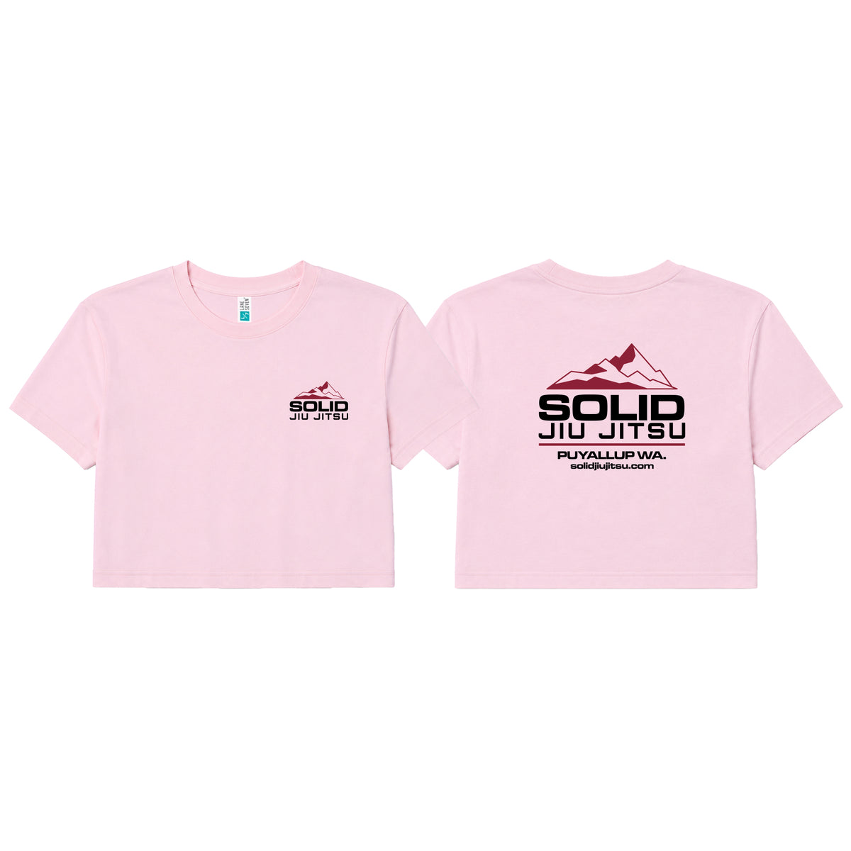 Solid Jiu Jitsu Women's Cropped Shirts #8271 B