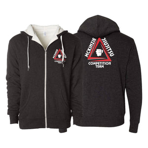 Mckinzie Jiu Jitsu Sherpa Lined Zip-Up Hoodie #8264 A