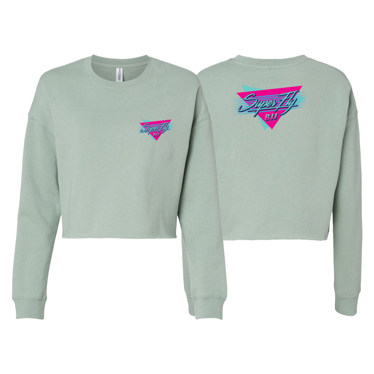 SuperFly BJJ Women's Cropped Crewneck Sweatshirt #8269 A