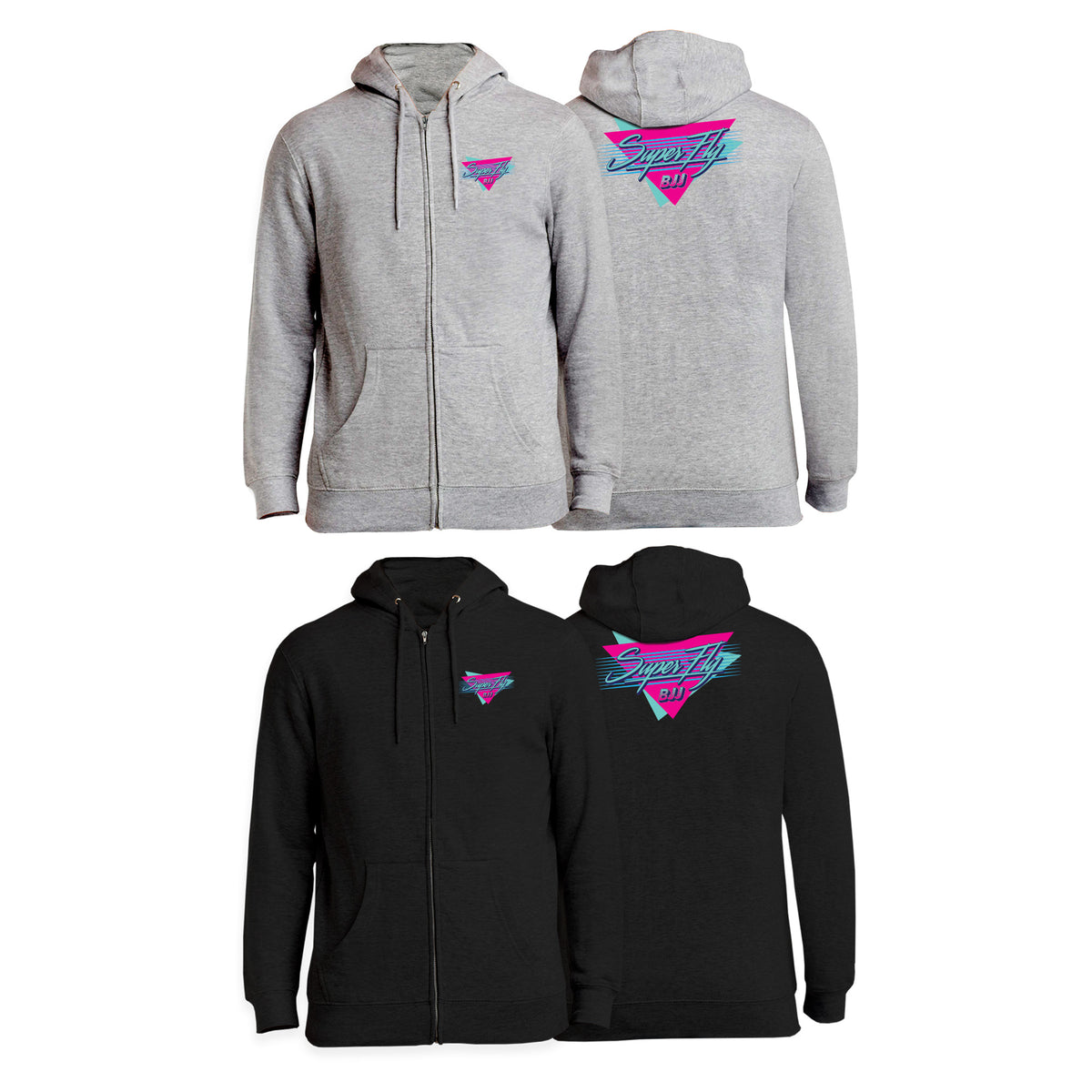 SuperFly BJJ Zip-Up Hoodies #8269 A