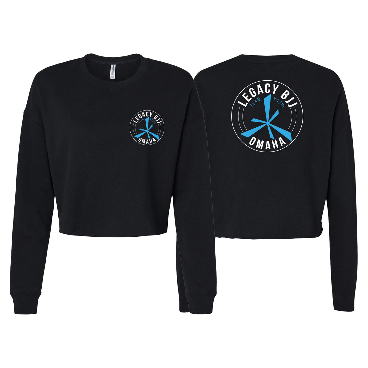 Legacy Omaha Women's Cropped Crewneck Sweatshirt #8270 A (BJJ)