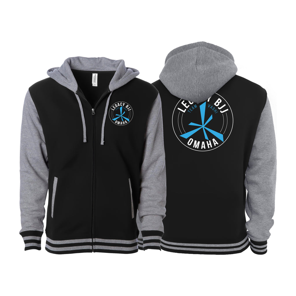 Legacy Omaha Varsity Zip-Up Hoodies #8270 A (BJJ)