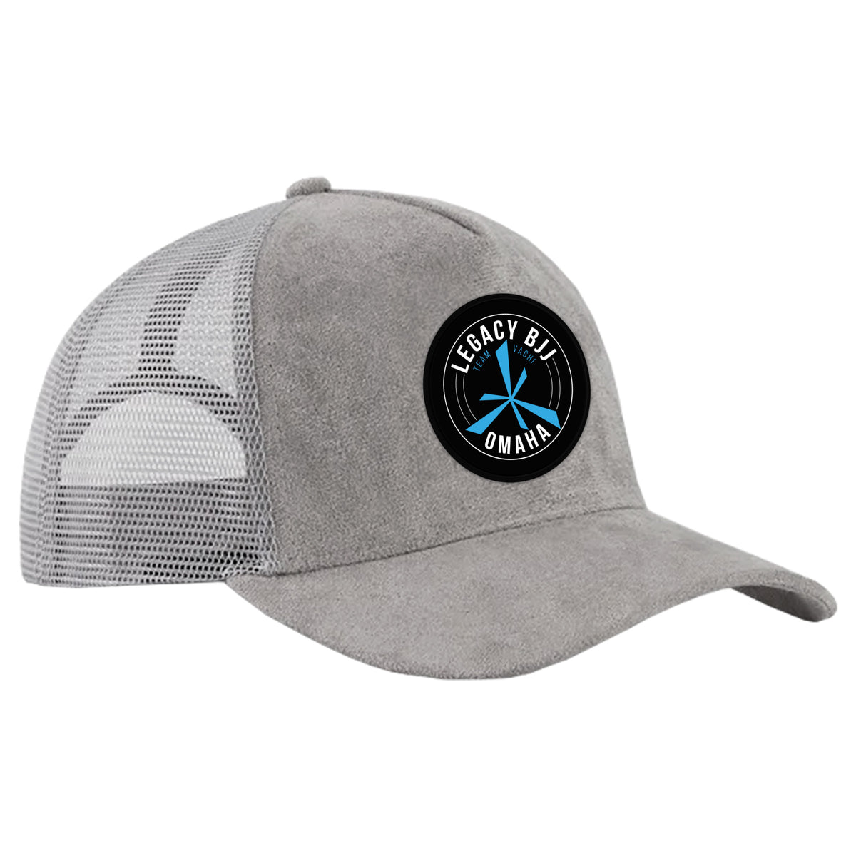 Legacy Omaha Suede Trucker Hat #8270 A (BJJ)