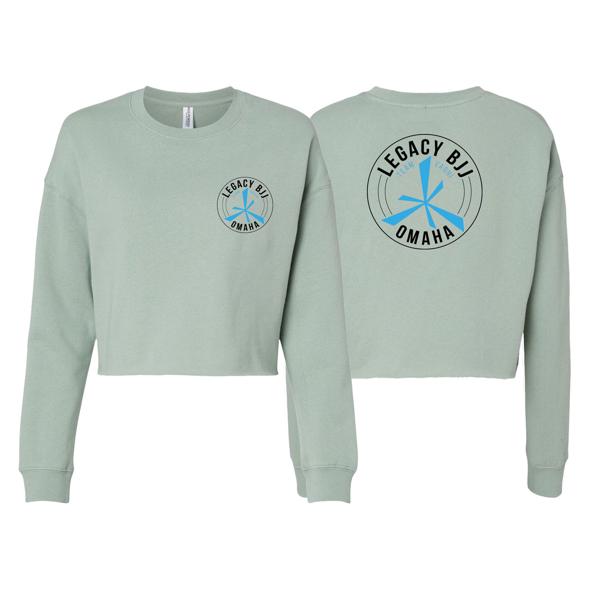 Legacy Omaha Women's Cropped Crewneck Sweatshirt #8270 A (BJJ)