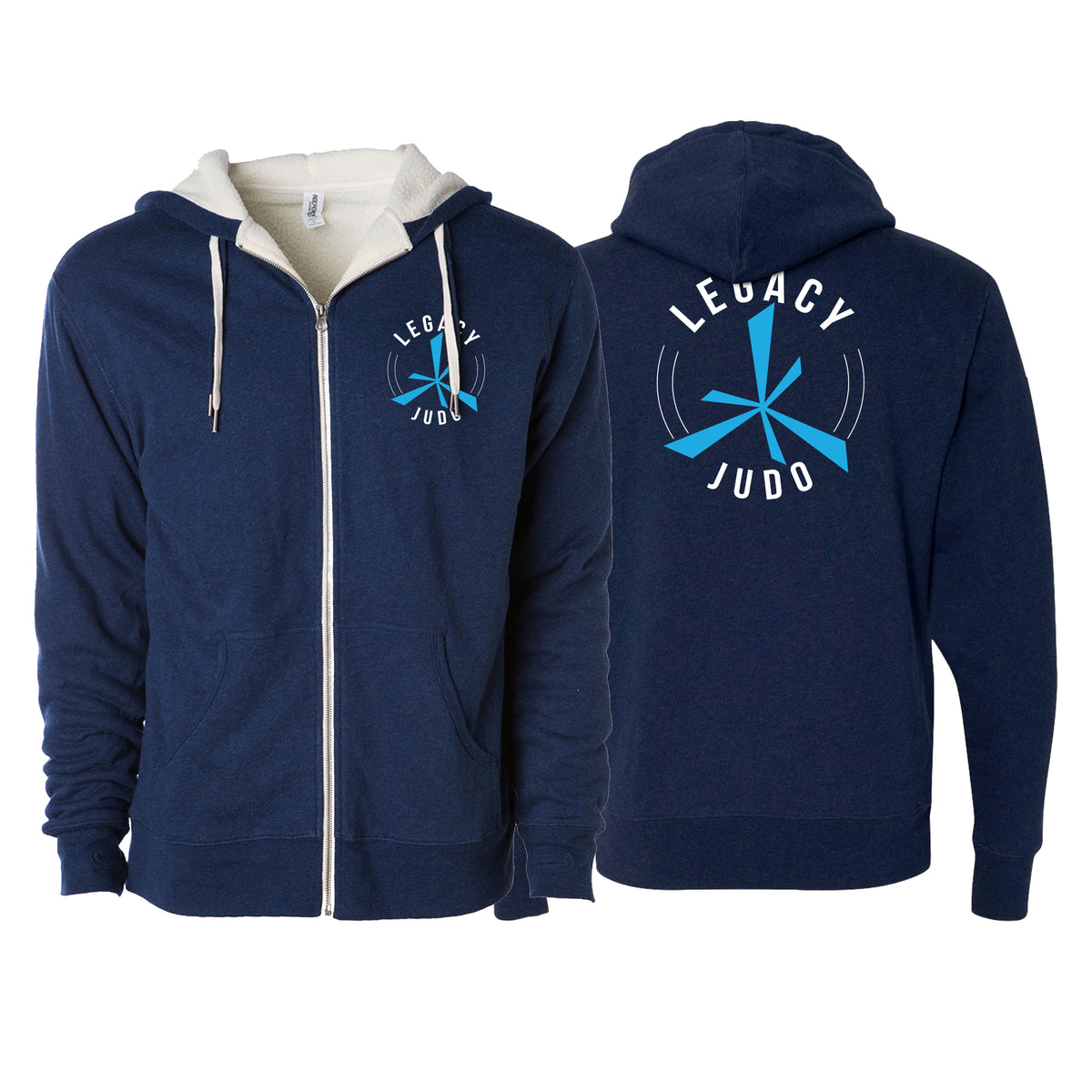 Legacy Omaha Sherpa Lined Zip-Up Hoodie #8270 B (JUDO)