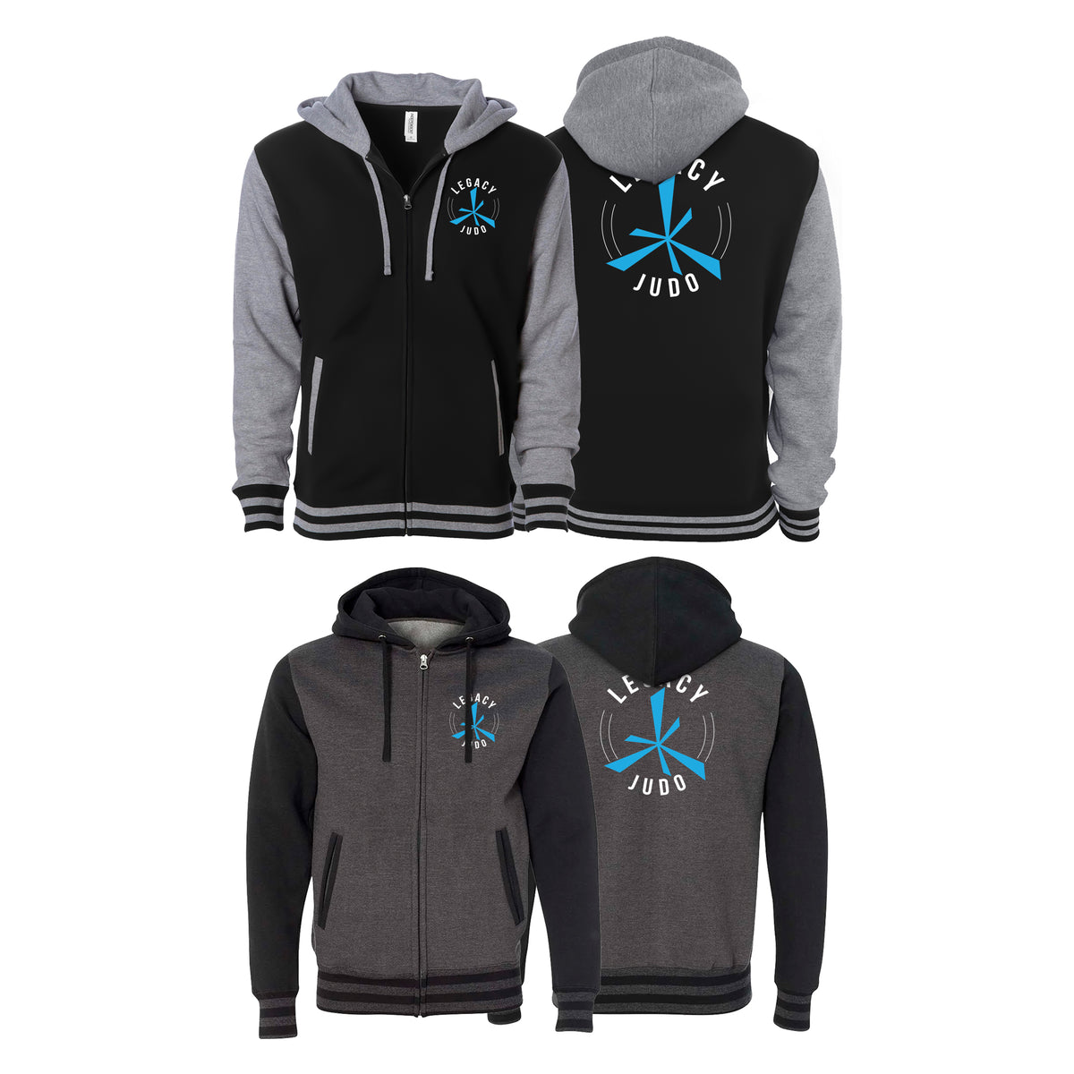 Legacy Omaha Varsity Zip-Up Hoodies #8270 B (JUDO)