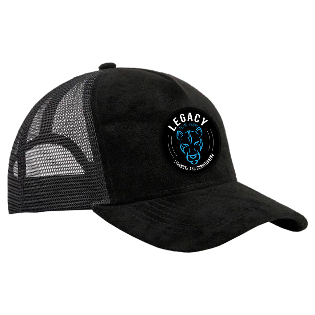 Legacy Omaha Suede Trucker Hat #8270 D (S&C)