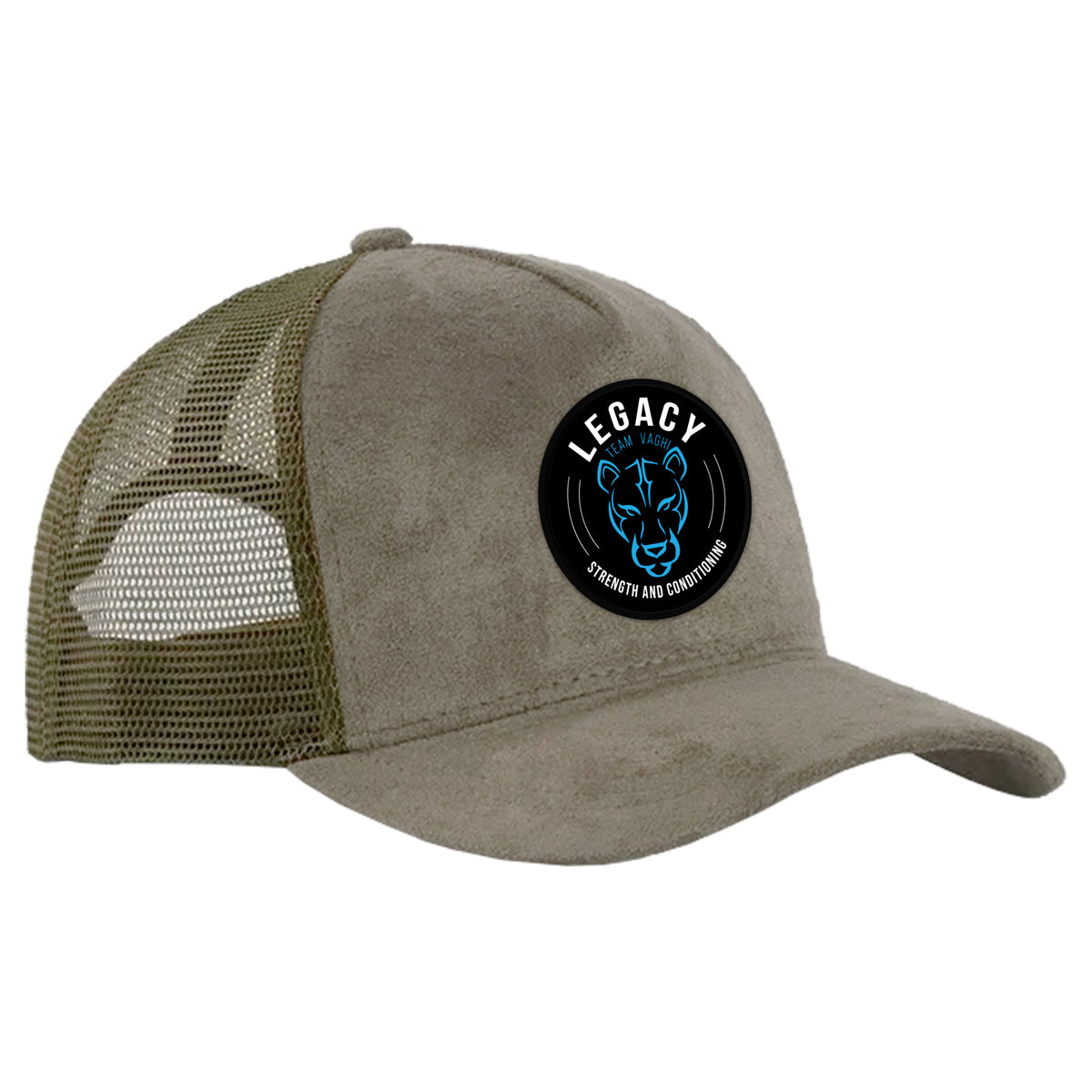 Legacy Omaha Suede Trucker Hat #8270 D (S&C)
