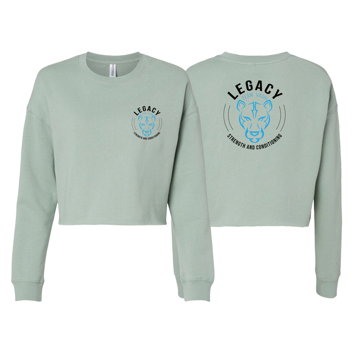 Legacy Omaha Women's Cropped Crewneck Sweatshirt #8270 D (S&C)