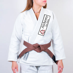 Alchemy Brazilian Jiu Jitsu Academy Women's Gi - White #190 A