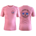 Rising Tide Foundation Pink Custom Rash Guards Short Sleeve #8277 A