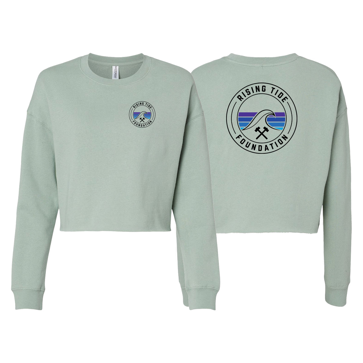 Rising Tide Foundation Women's Cropped Crewneck Sweatshirt #8277 A