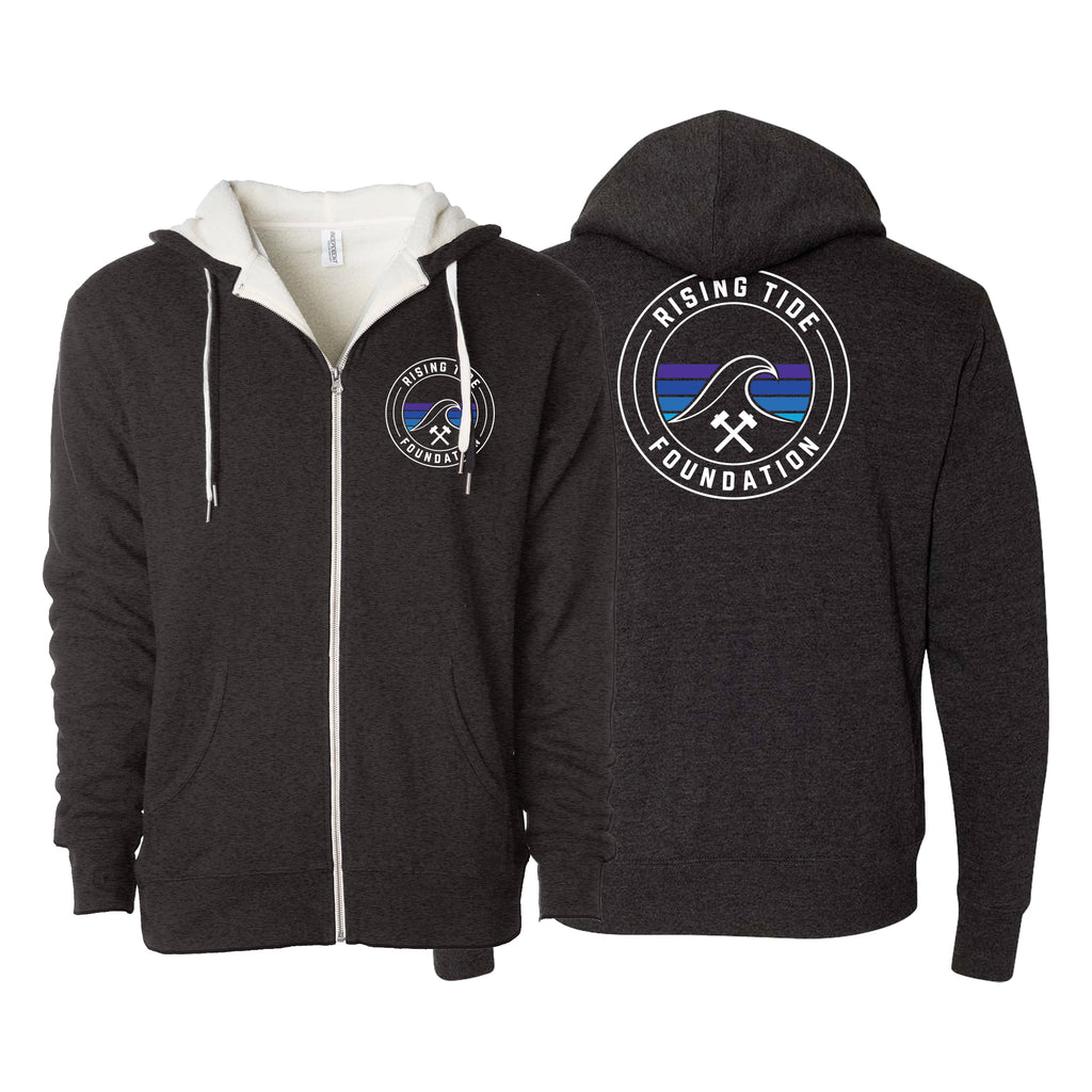 Rising Tide Foundation Sherpa Lined Zip-Up Hoodie #8277 A