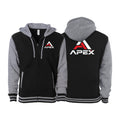 APEX Varsity Zip-Up Hoodies #8280 B