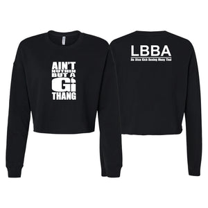 Bossier Jiu Jitsu Women's Cropped Crewneck Sweatshirt #8227 G