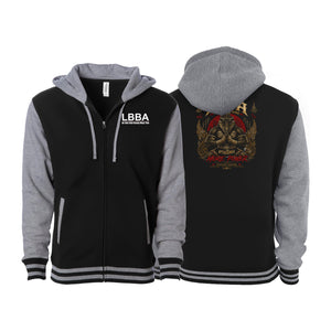 Bossier Jiu Jitsu Varsity Zip-Up Hoodies #8227 H