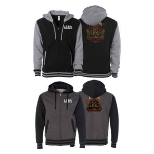 Bossier Jiu Jitsu Varsity Zip-Up Hoodies #8227 H