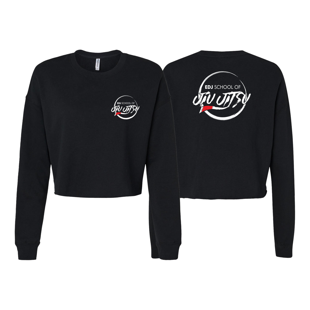 EDJ Team Women's Cropped Crewneck Sweatshirt #8001 A