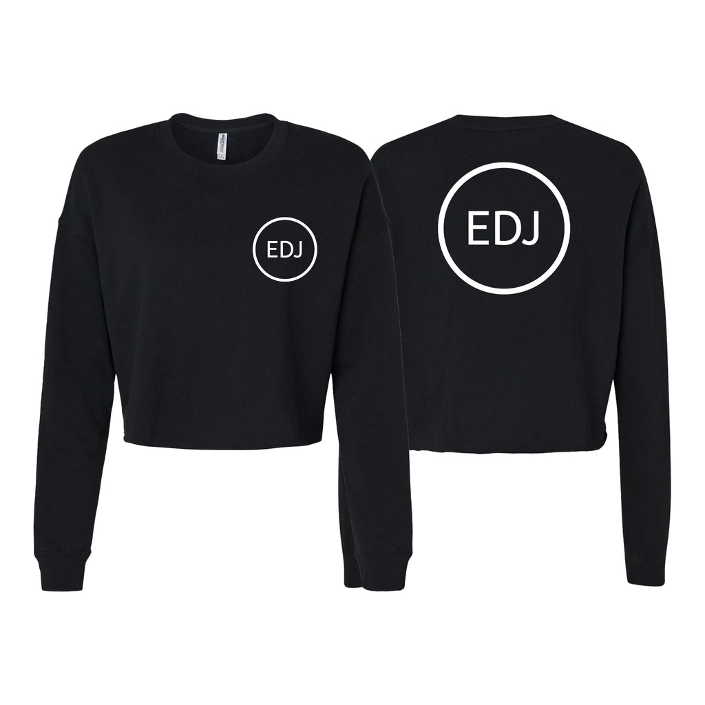 EDJ Team Women's Cropped Crewneck Sweatshirt #8001 B
