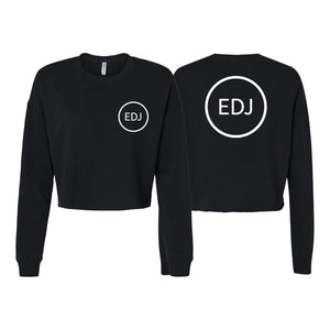 EDJ Team Women's Cropped Crewneck Sweatshirt #8001 B