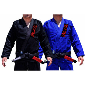 Black Tie BJJ Academy Gi - Black and Blue #221 A