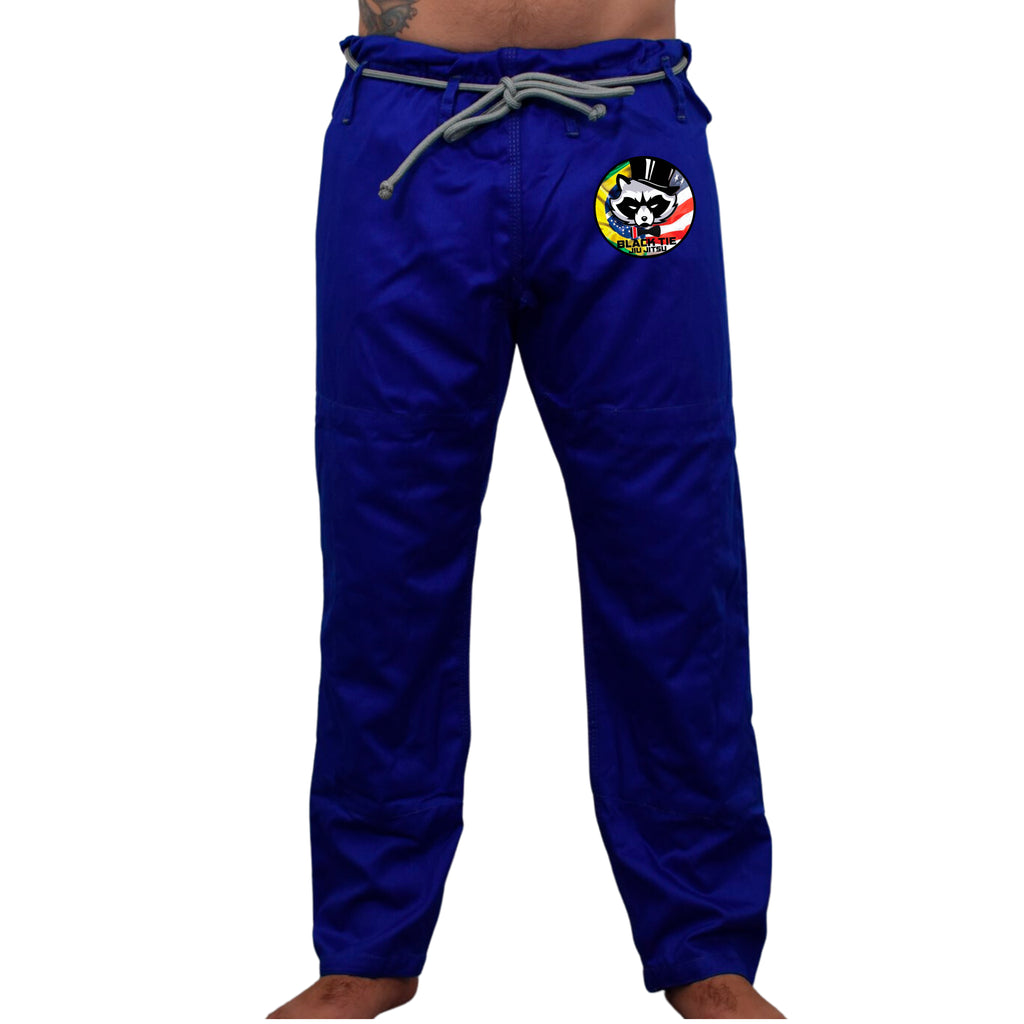 Black Tie BJJ Academy Adults Gi - Blue #221 A