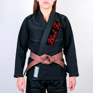 Black Tie BJJ Academy Women's Gi - Black #221 A