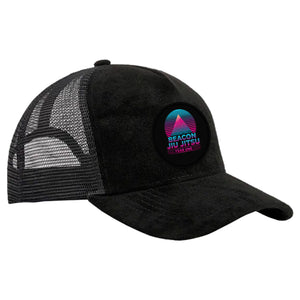 Beacon Jiu Jitsu Suede Trucker Hat #8233 E