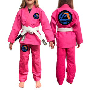 Gracie Fishhawk Jiu-Jitsu Academy Kids Gi - Pink #371