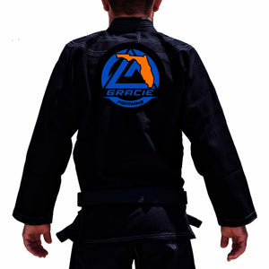 Gracie Fishhawk Jiu-Jitsu Academy Adults Gi - Black #371