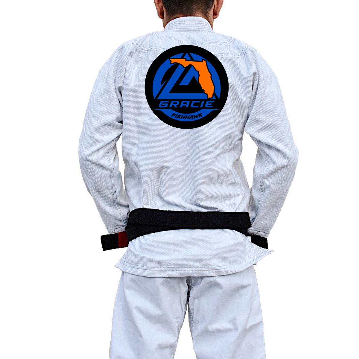 Gracie Fishhawk Jiu-Jitsu Academy Adults Gi - White #371