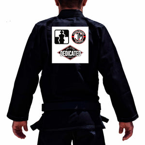 Dedicated Jiu Jitsu Academy Kids Gi - Black #399