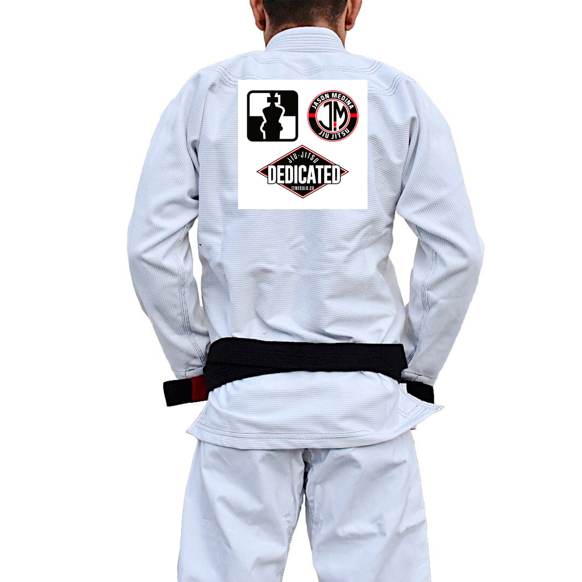 Dedicated Jiu Jitsu Academy Kids Gi - White #399