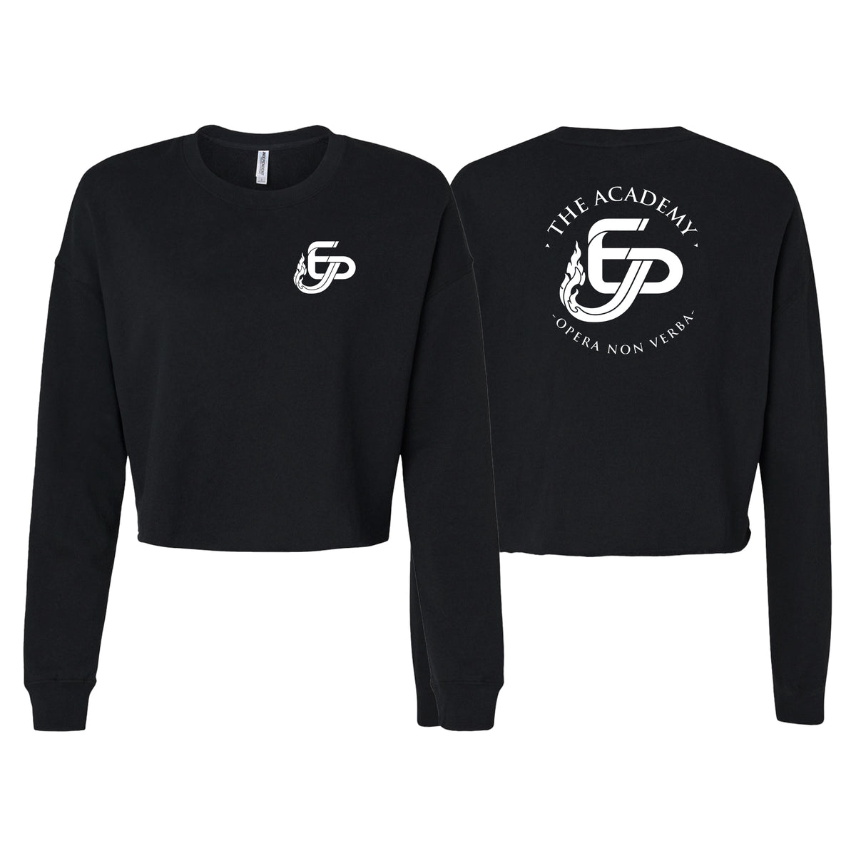Academy Eden Prairie Women's Cropped Crewneck Sweatshirt #8276 A