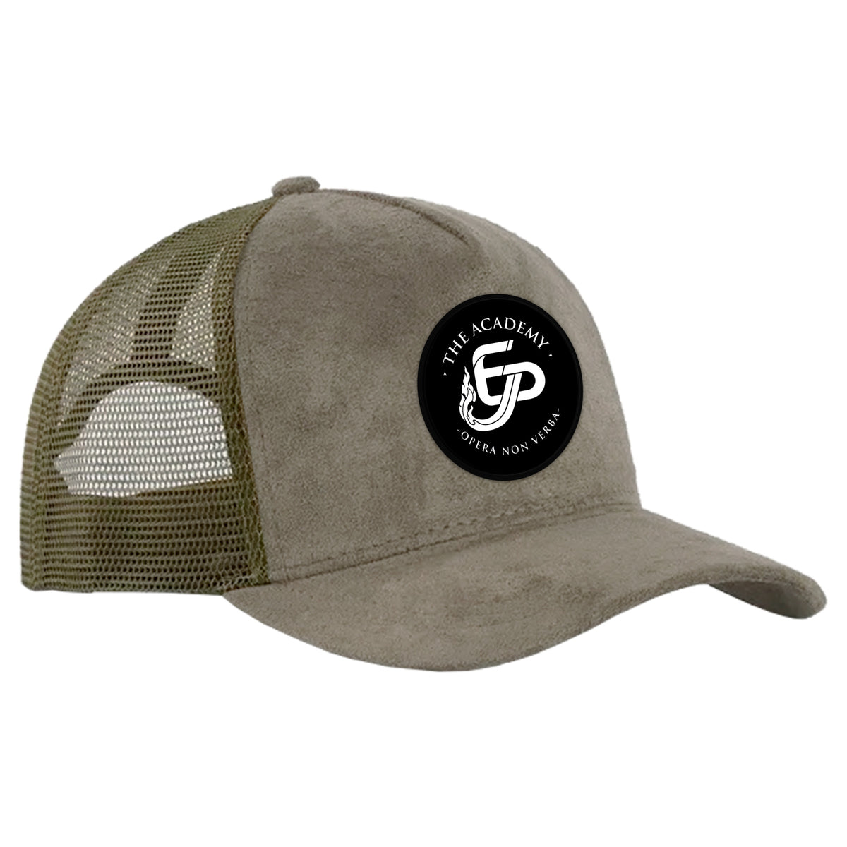 Academy Eden Prairie Suede Trucker Hat #8276 A