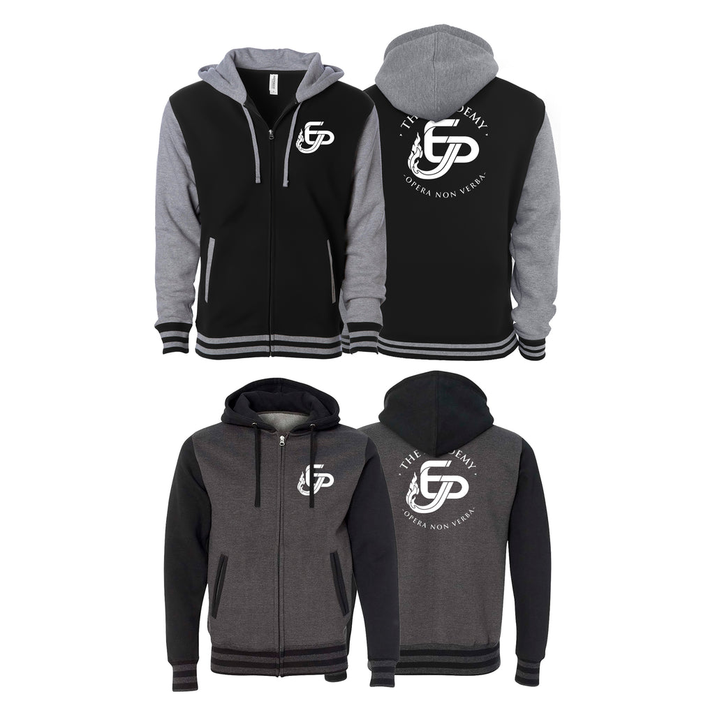 Academy Eden Prairie Varsity Zip-Up Hoodies #8276 A
