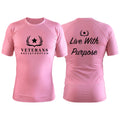 Veterans Breakthrough Pink Custom Rash Guards Short Sleeve #8061 A
