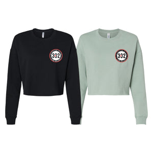 302 Jiu-Jitsu Women's Cropped Crewneck Sweatshirt #8074 A