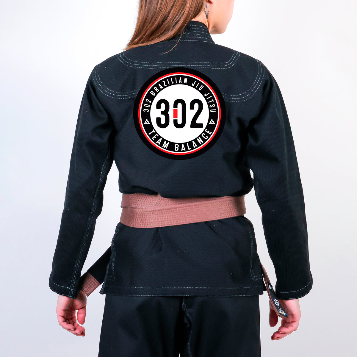302 Jiu-Jitsu Academy Women's Gi - Black #437 A