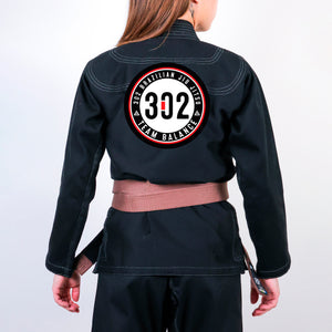 302 Jiu-Jitsu Academy Women's Gi - Black #437 A