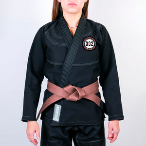 302 Jiu-Jitsu Academy Women's Gi - Black #437 A